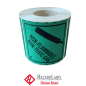 Preview: Gefahrgutaufkleber Klasse 2.2, 10x10 cm, PE-Folie, NON-FLAMMABLE NON-TOXIC GAS