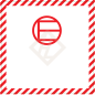 Preview: Shipping Label Excepted Quantities, 100x100 mm, Paper Label