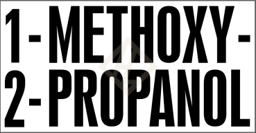 Aufkleber offizieller Gefahrstoffname 1-METHOXY-2-PROPANOL für UN 3092