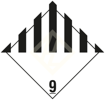 Hazard Label Class 9, 300x300 mm, PVC-Film