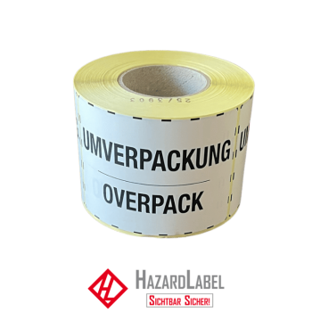 Versandaufkleber Umverpackung, 74x105 mm, Papier