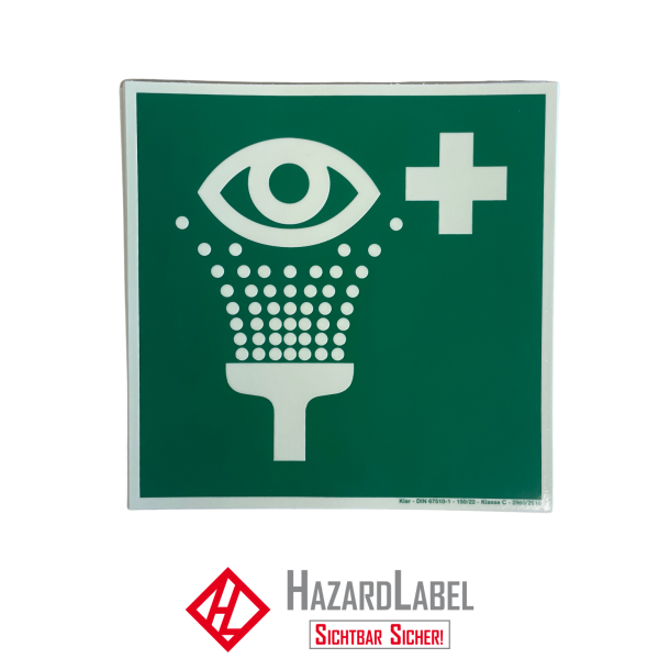Eyewash Station Sign E011 – DIN EN ISO 7010 / ASR A1.3