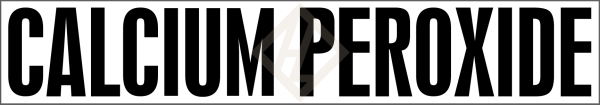 Aufkleber offizieller Gefahrstoffname CALCIUM PEROXIDE für UN 1457