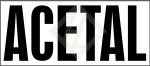 Aufkleber offizieller Gefahrstoffname ACETAL für UN 1088
