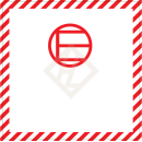 Shipping Label Excepted Quantities, 100x100 mm, Paper Label