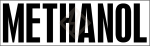 Aufkleber offizieller Gefahrstoffname METHANOL für UN 1230